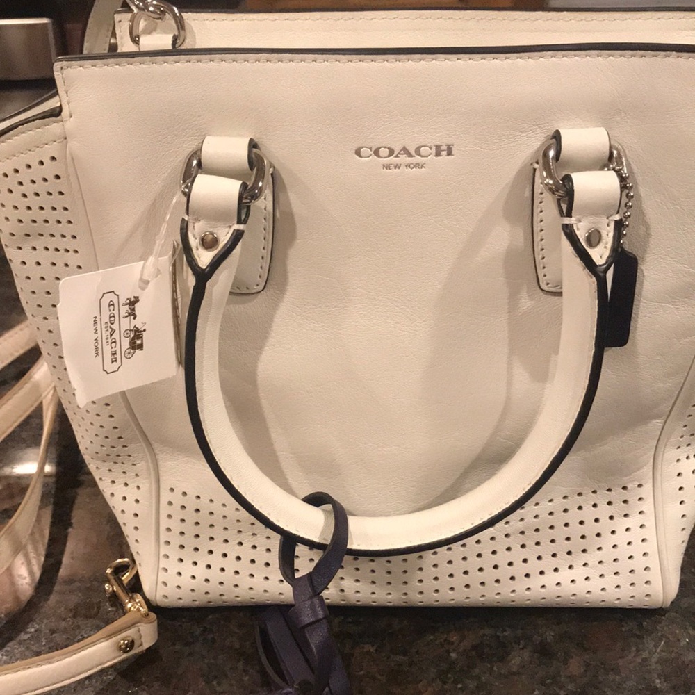 Coach mini tanner purse